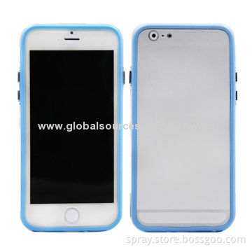 Flexible Gel Dual Tone Bumper for iPhone, TPU & PC, Lightweight